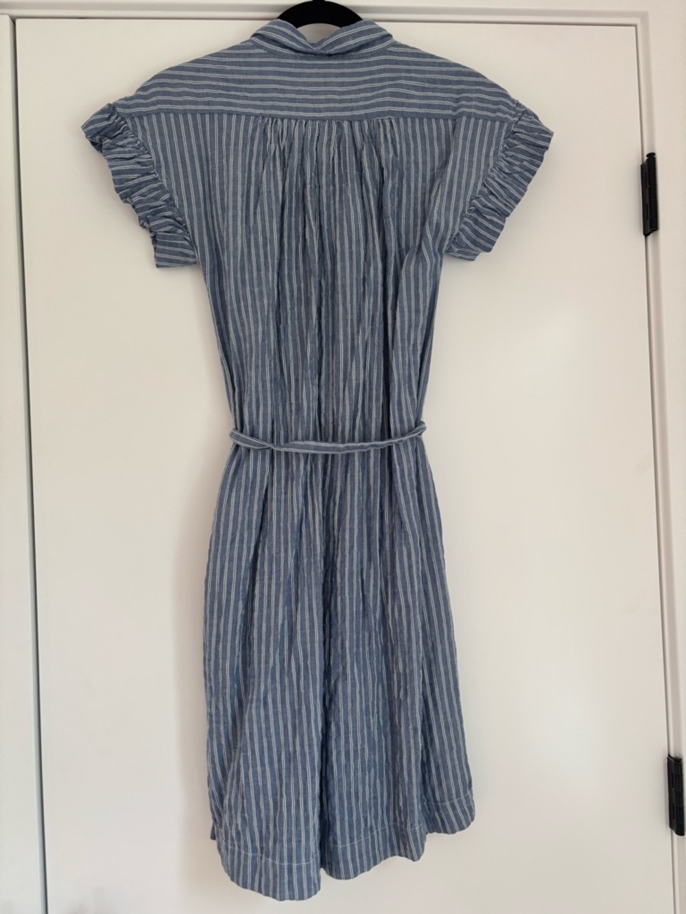 Anthropologie Isabella Sinclair Piper Flutter-Sleeve Shirtdress - Picture 6 of 9